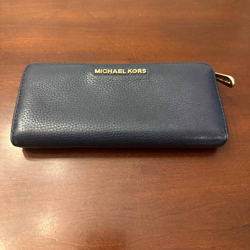 Navy Michael Kors Wallet